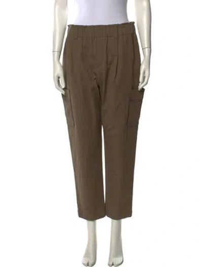 Pre-owned Brunello Cucinelli Straight Leg Pants W/ Tags In Green