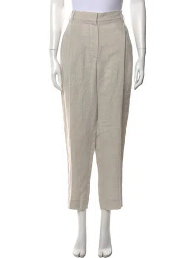 Pre-owned Brunello Cucinelli Straight Leg Pants W/ Tags In Metallic/neutrals