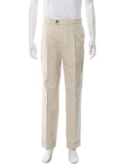 Pre-owned Brunello Cucinelli Straight Leg Pants W/ Tags In Neutral