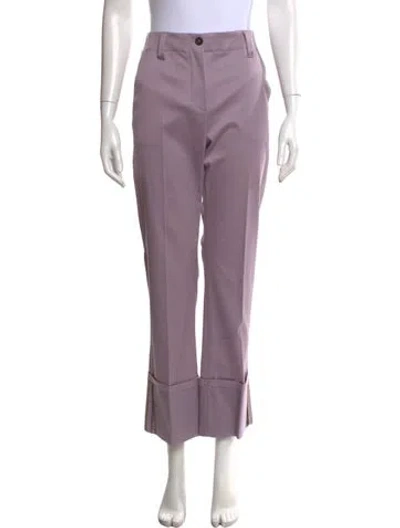 Pre-owned Brunello Cucinelli Straight Leg Pants W/ Tags In Purple