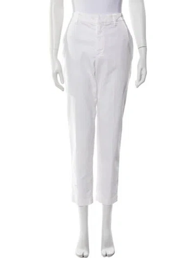 Pre-owned Brunello Cucinelli Straight Leg Pants W/ Tags In White