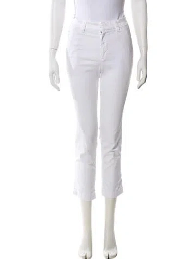 Pre-owned Brunello Cucinelli Straight Leg Pants In White