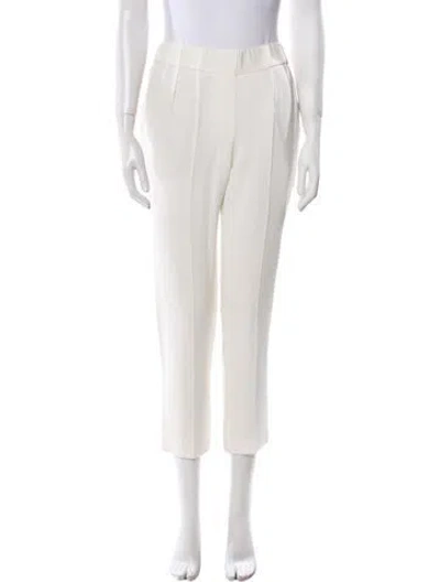 Pre-owned Brunello Cucinelli Straight Leg Pants In White