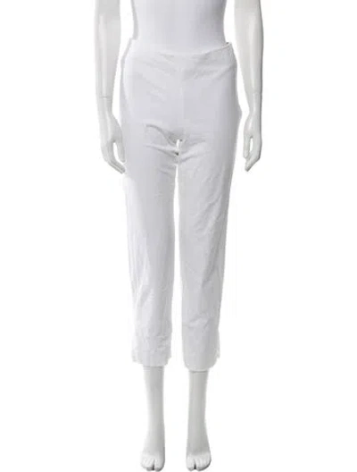 Pre-owned Brunello Cucinelli Straight Leg Pants In White