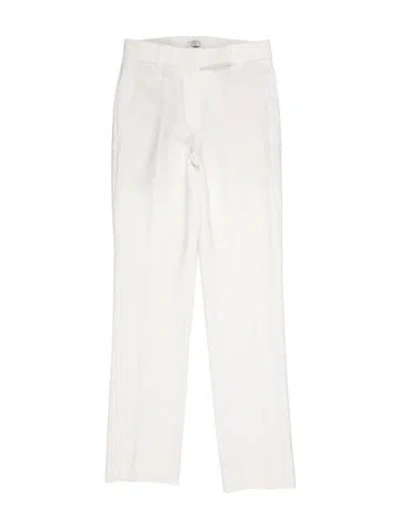Pre-owned Brunello Cucinelli Straight Leg Pants In White