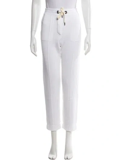 Pre-owned Brunello Cucinelli Straight Leg Pants In White