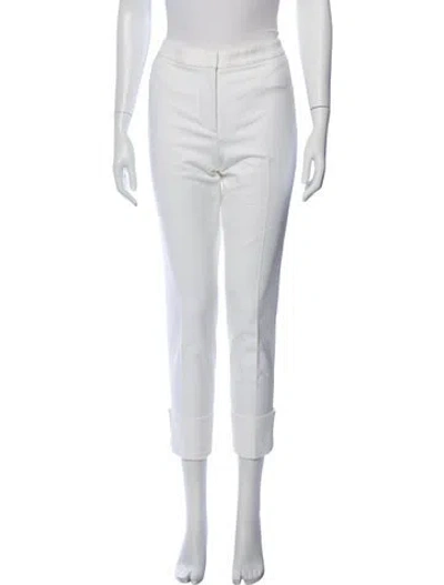 Pre-owned Brunello Cucinelli Straight Leg Pants In White