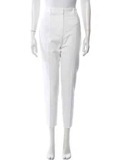 Pre-owned Brunello Cucinelli Straight Leg Pants In White