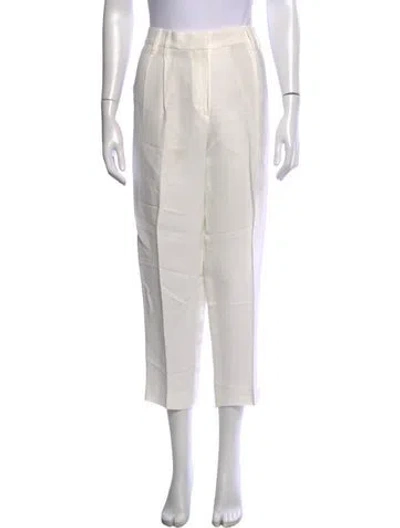 Pre-owned Brunello Cucinelli Straight Leg Pants In White