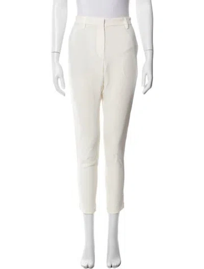 Pre-owned Brunello Cucinelli Straight Leg Pants In White
