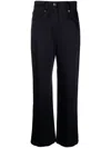 Brunello Cucinelli Straight-leg Satin-finish Trousers In Blue