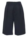 Brunello Cucinelli Straight-leg Shorts In Blue