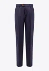 Brunello Cucinelli Men Virgin Wool Trousers With Pinces