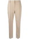 Brunello Cucinelli Straight-leg Tailored Trousers In Neutrals
