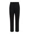 Brunello Cucinelli Leisure Fit Pants With Drawstring In Black