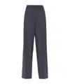Brunello Cucinelli Straight-leg Track Trousers In Black