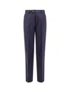 Brunello Cucinelli Men Virgin Wool Trousers With Pinces