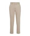 Brunello Cucinelli Straight-leg Trousers In Neutral