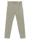 Brunello Cucinelli Straight-leg Trousers In Gray