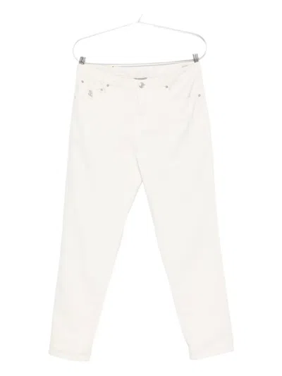 Brunello Cucinelli Straight-leg Trousers In White