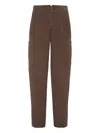 Brunello Cucinelli Straight-leg Trousers In Brown