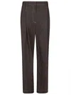 Brunello Cucinelli Straight-leg Trousers In Black