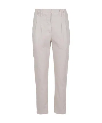 Brunello Cucinelli Straight-leg Trousers In Gray