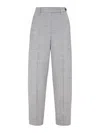 Brunello Cucinelli Tapered-leg Tailored Trousers In Grey