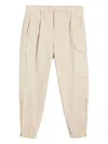 Brunello Cucinelli Straight-leg Trousers In Neutrals