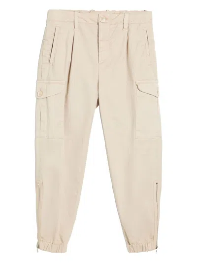 Brunello Cucinelli Kids' Straight-leg Trousers In Neutrals