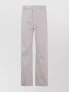 Brunello Cucinelli Straight Leg Trousers With Pockets In Neutral