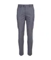 Brunello Cucinelli Straight-leg Virgin Wool Trousers In Gray