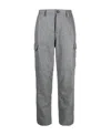 Brunello Cucinelli Straight-leg Wool Trousers In Gray