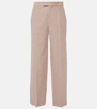 Brunello Cucinelli Straight Pants In Beige