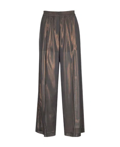 Brunello Cucinelli Straight Slacks In Black