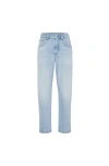 Brunello Cucinelli Straight Trousers In Blue