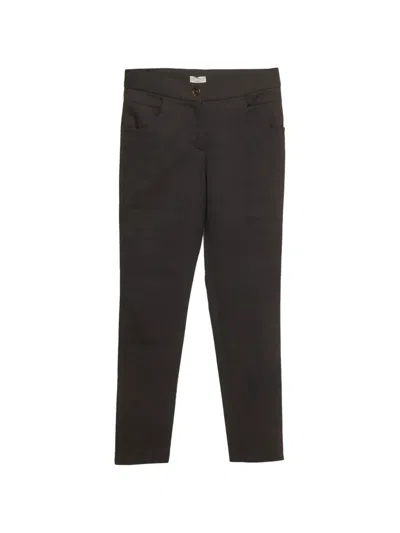 Pre-owned Brunello Cucinelli Straight-fit Trousers In Gray