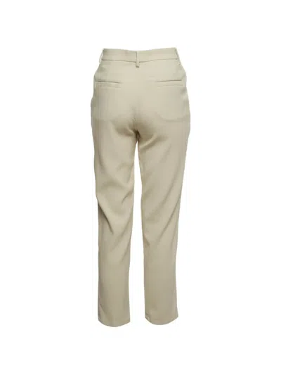 Pre-owned Brunello Cucinelli Straight-fit Trousers In Neutral