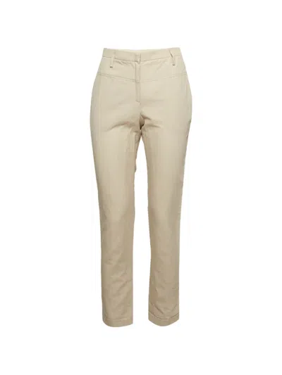 Pre-owned Brunello Cucinelli Straight-fit Trousers In Neutral