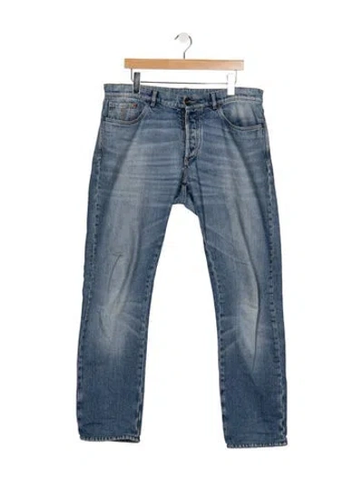 Pre-owned Brunello Cucinelli Straight-leg Jeans In Blue