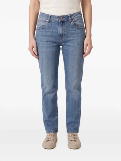 Brunello Cucinelli Straight-leg Jeans In Blue
