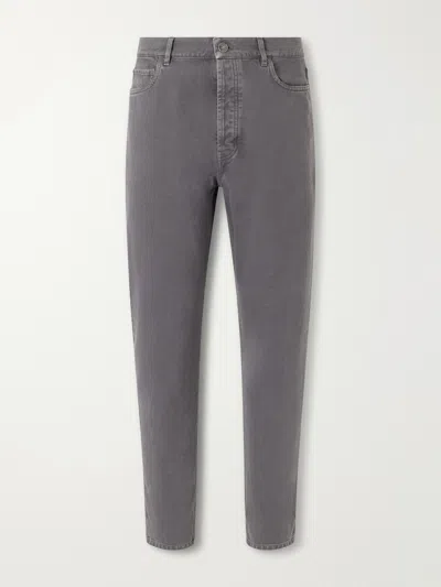 Brunello Cucinelli Straight-leg Jeans In Gray