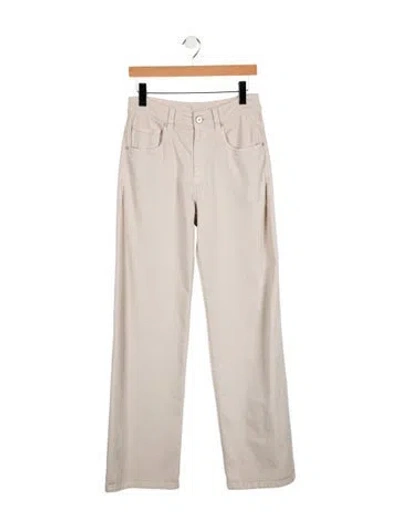 Pre-owned Brunello Cucinelli Straight-leg Jeans In Neutral