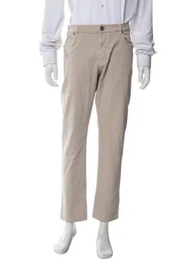 Pre-owned Brunello Cucinelli Straight-leg Jeans In Neutral