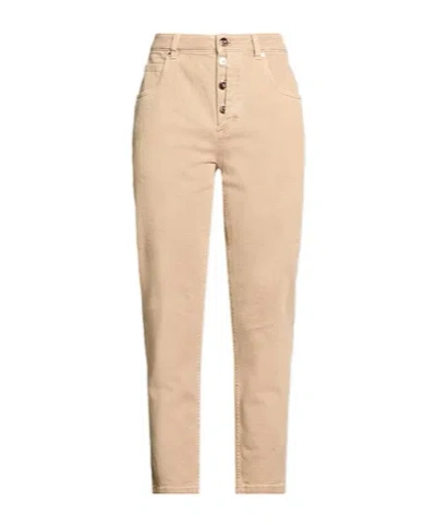 Brunello Cucinelli Straight-leg Jeans In Neutral