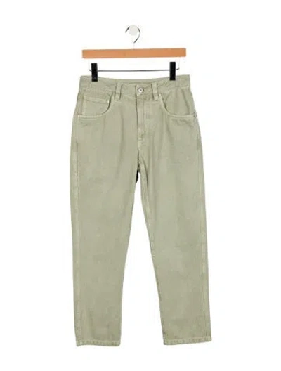 Pre-owned Brunello Cucinelli Straight-leg Jeans W/ Tags In Green