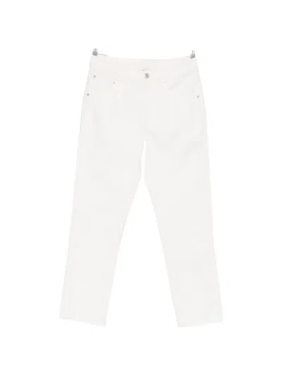 Brunello Cucinelli Straight-leg Jeans In White