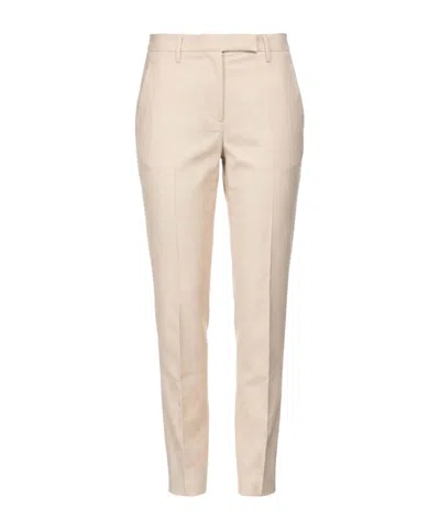 Brunello Cucinelli Straight-leg Long Trousers In Gray