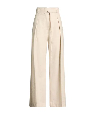 Brunello Cucinelli Straightleg Tailored Trousers In Neutral