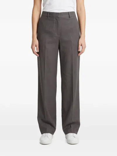 Brunello Cucinelli Straight-leg Trousers In Gray